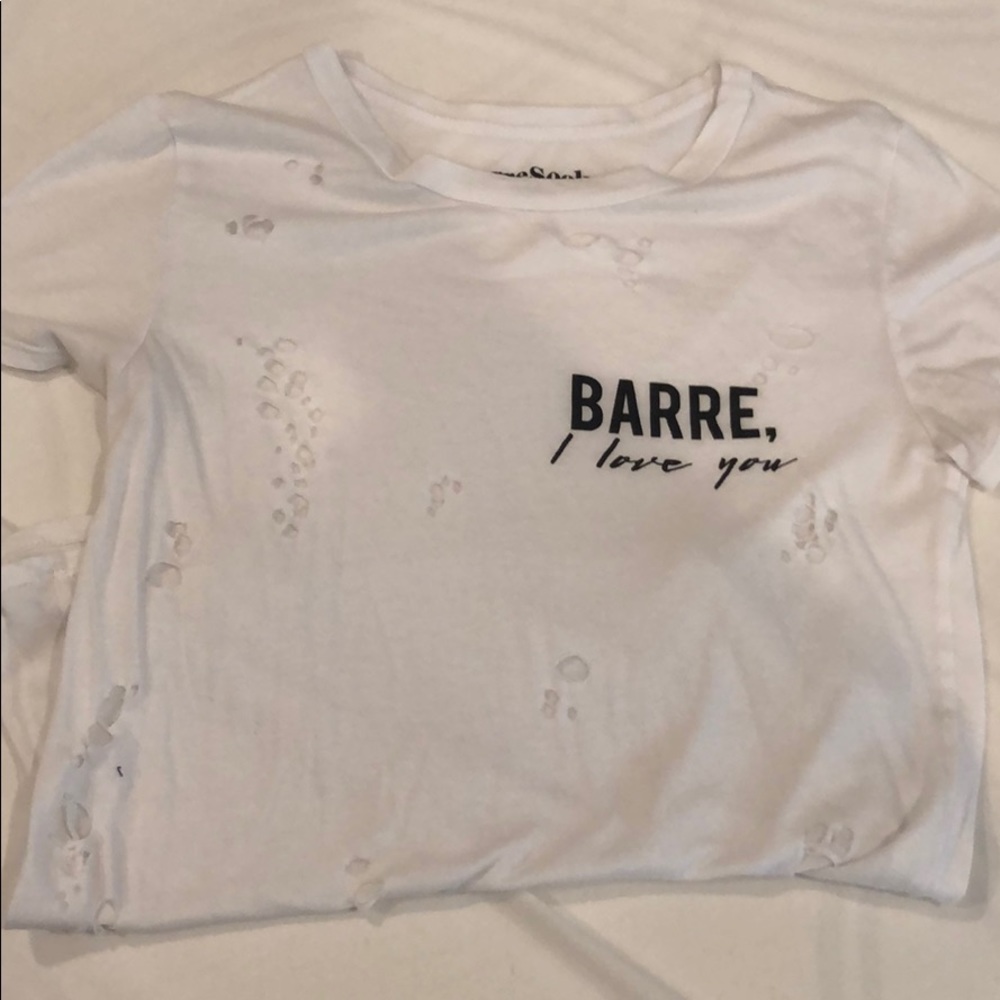 Barre, I love you rugged t-shirt